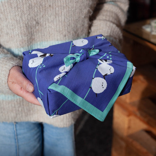 風呂敷 シマエナガ 50cm