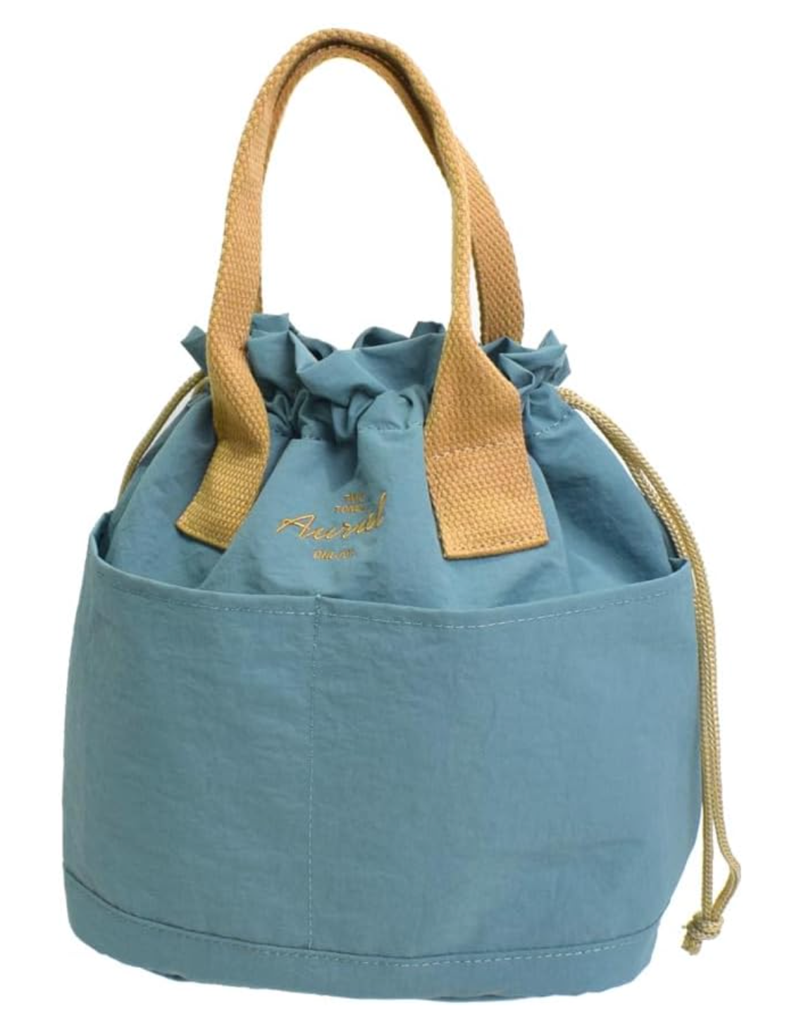 オーリエル 保冷巾着バッグ グリーン