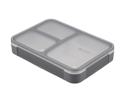 薄型弁当箱 抗菌フードマン 600ml グレー