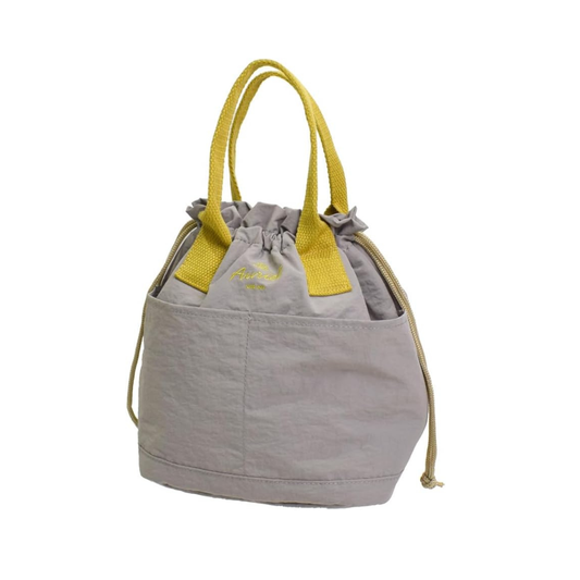 オーリエル 保冷巾着バッグ グレー