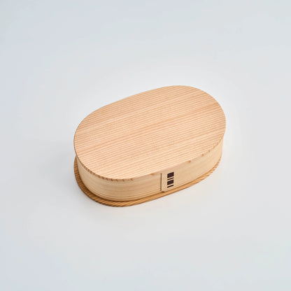 曲げわっぱ 小判弁当（大） 一段 750ml 秋田杉 仕切り付き 日本製