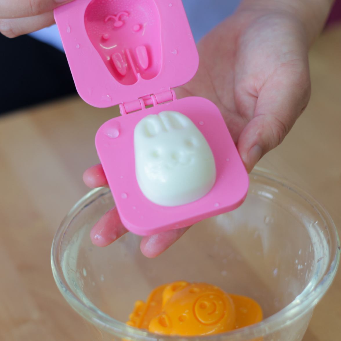 ゆでたまごっこ うさぎ・くま型 | お弁当デコ かわいいゆで卵型 ゆでたまごっこ うさぎ・くま型 | お弁当デコ かわいいゆで卵型