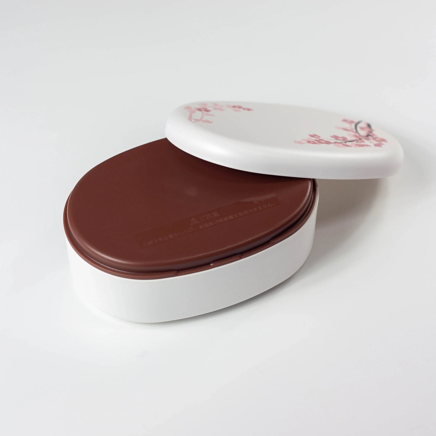 桜小判一段弁当箱 480ml ホワイト