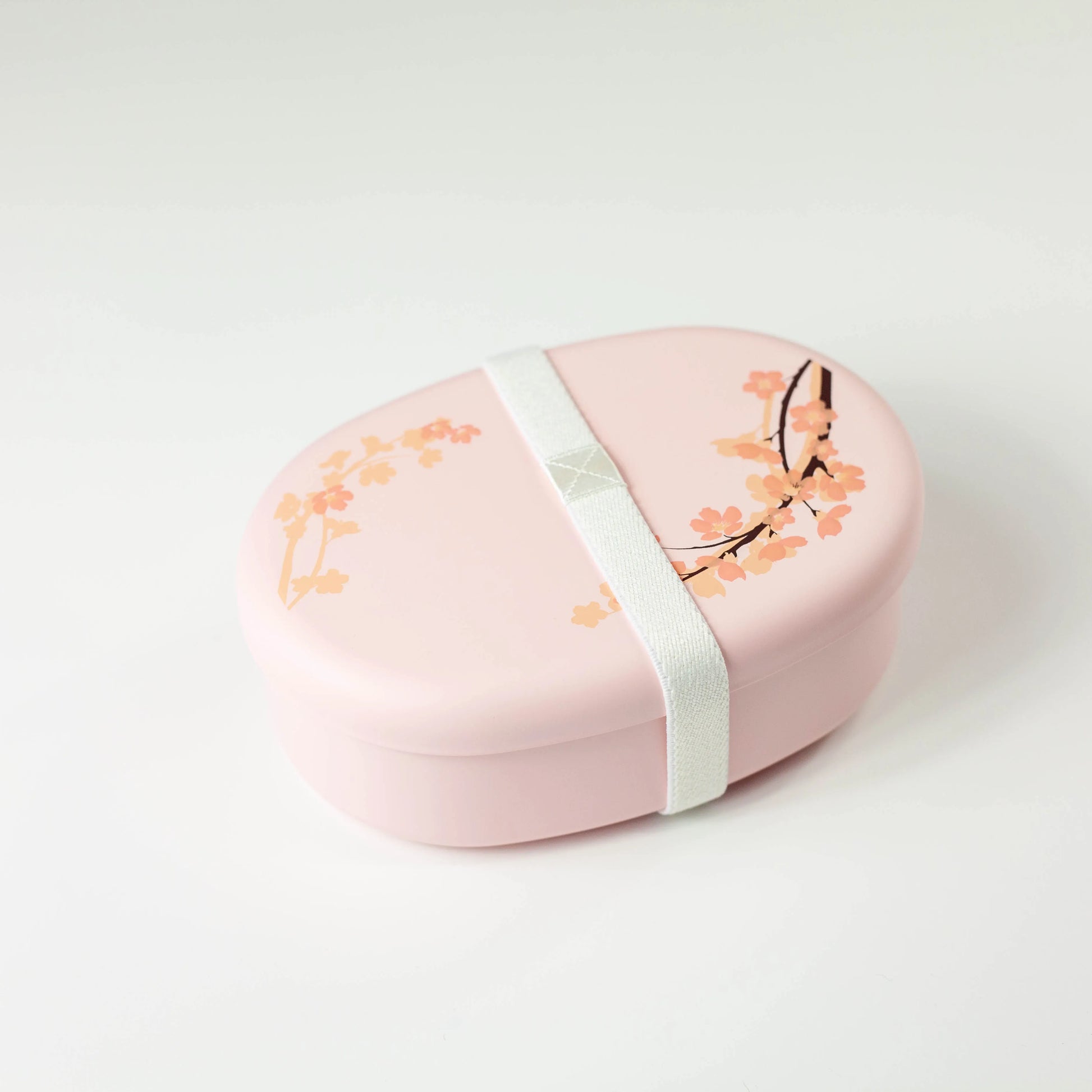 桜小判一段弁当箱 ピンク ランチバンド付