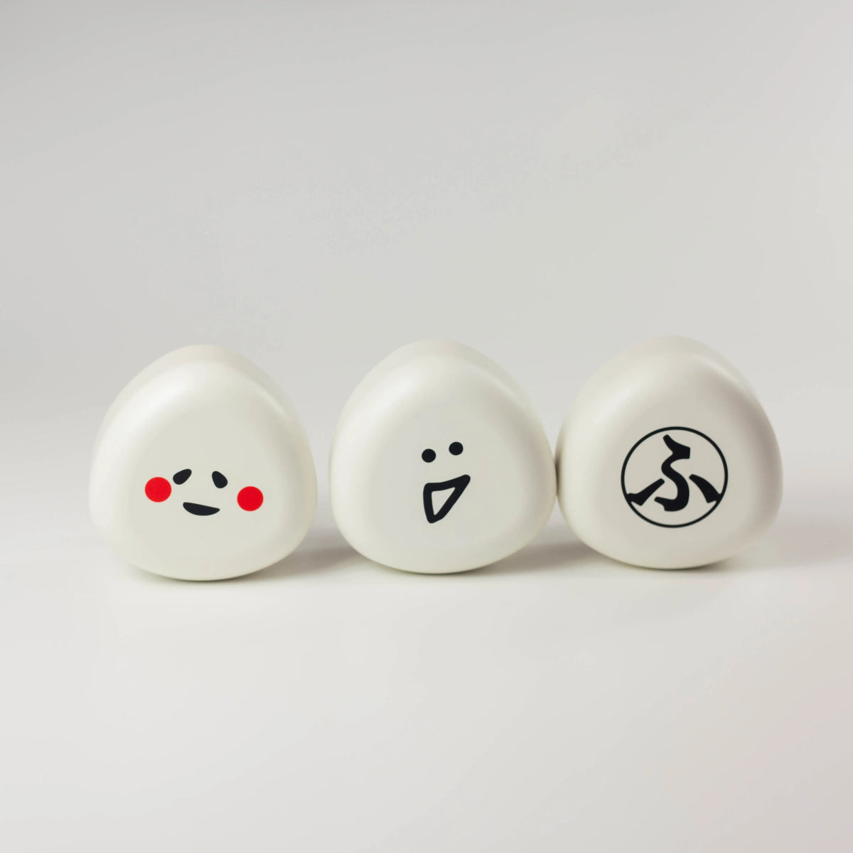 fufufuおにぎりケース3柄 ふ、かお、おこめ