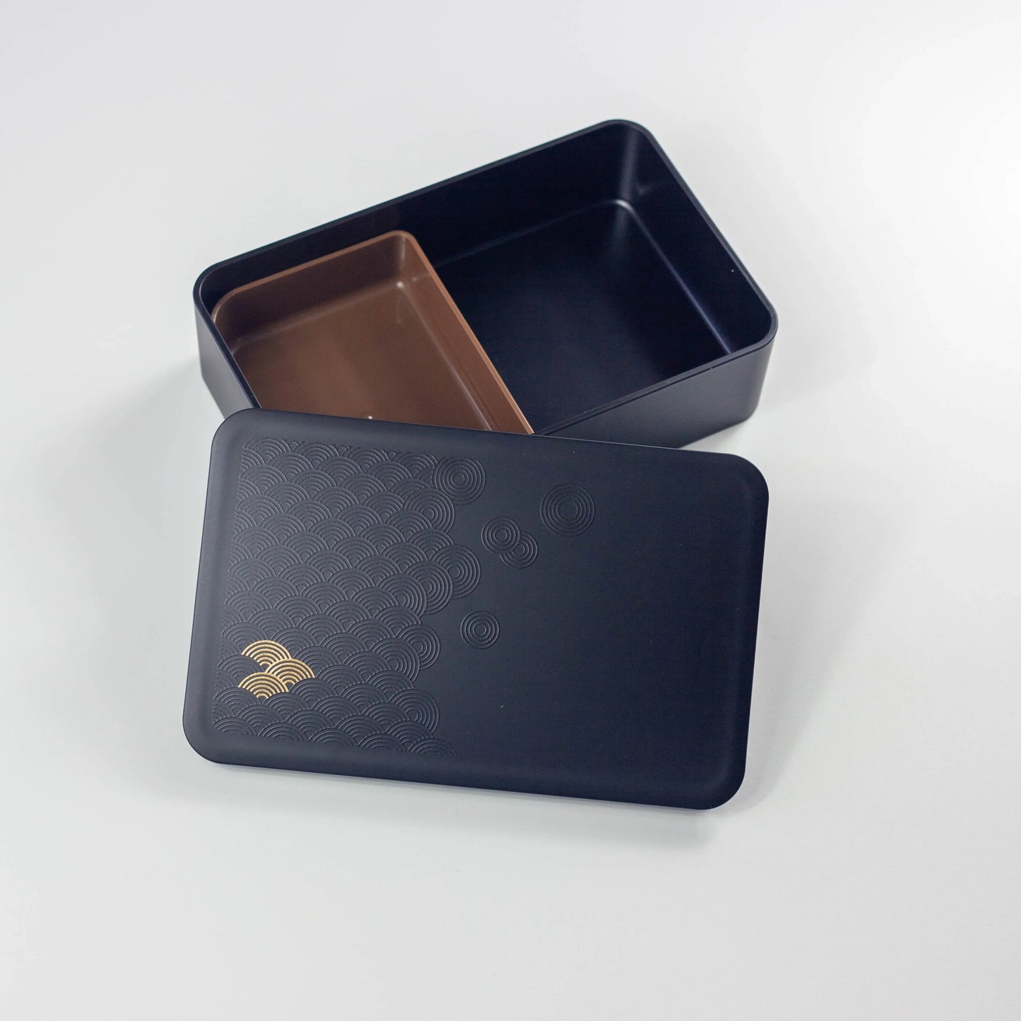 銀研・黒炭 一段ランチボックス