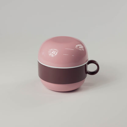 Chocottoちょこカプランチ アイスクリームカップ型2段お弁当箱 ミント×いちごカラー
