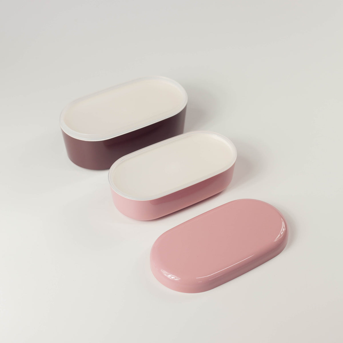 Chocotto ちょこ弁当箱 2段ランチボックス ミント×いちごカラー  