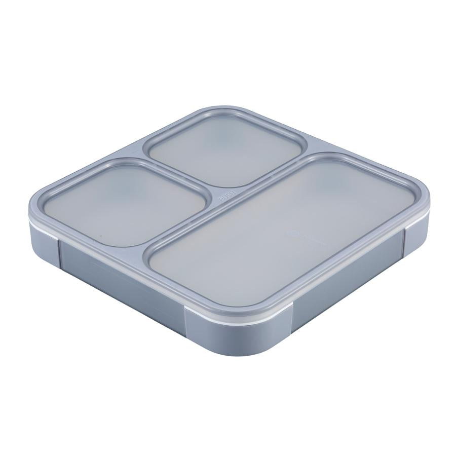 薄型弁当箱 抗菌フードマン 800ml グレー