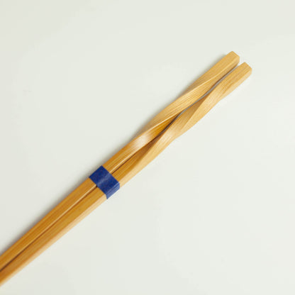 すす竹ねじり箸 21cm