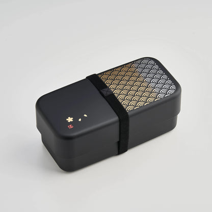 メンズ長角弁当箱 青海波