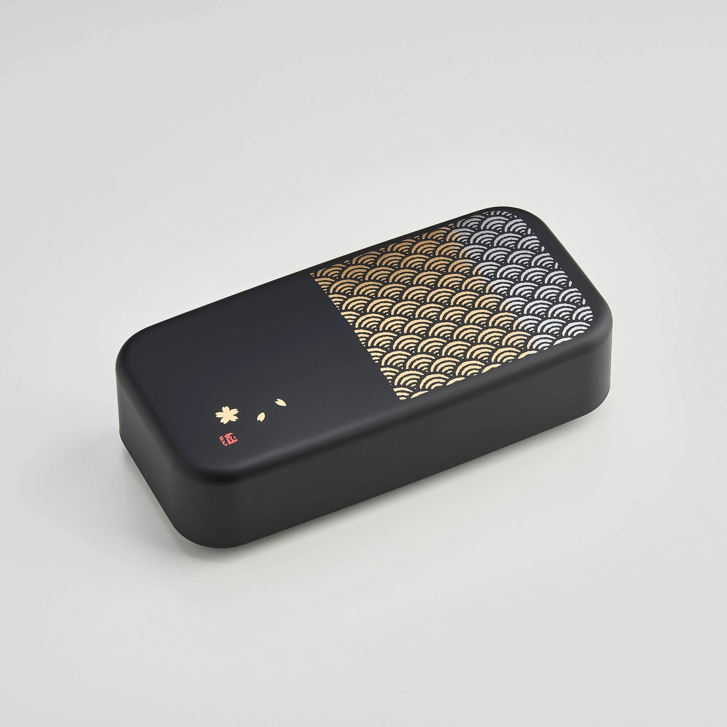 メンズ長角弁当箱 青海波