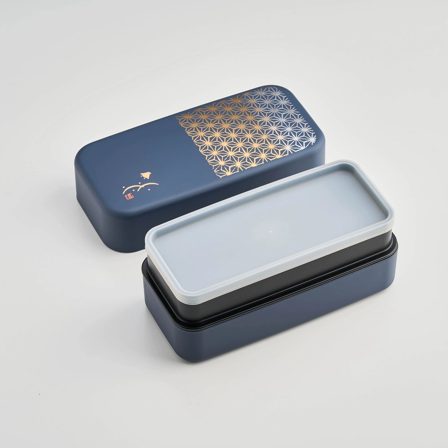 メンズ長角弁当 麻の葉