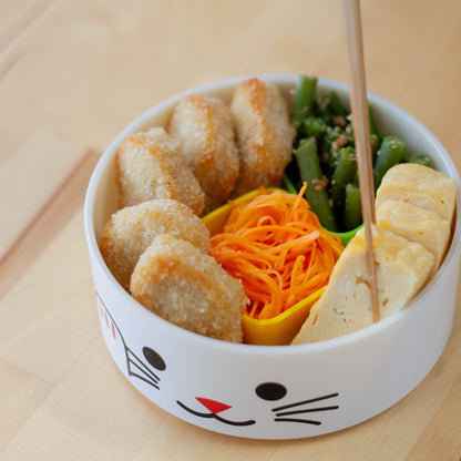 大こけし弁当 まねきねこ 二段弁当箱 使用例