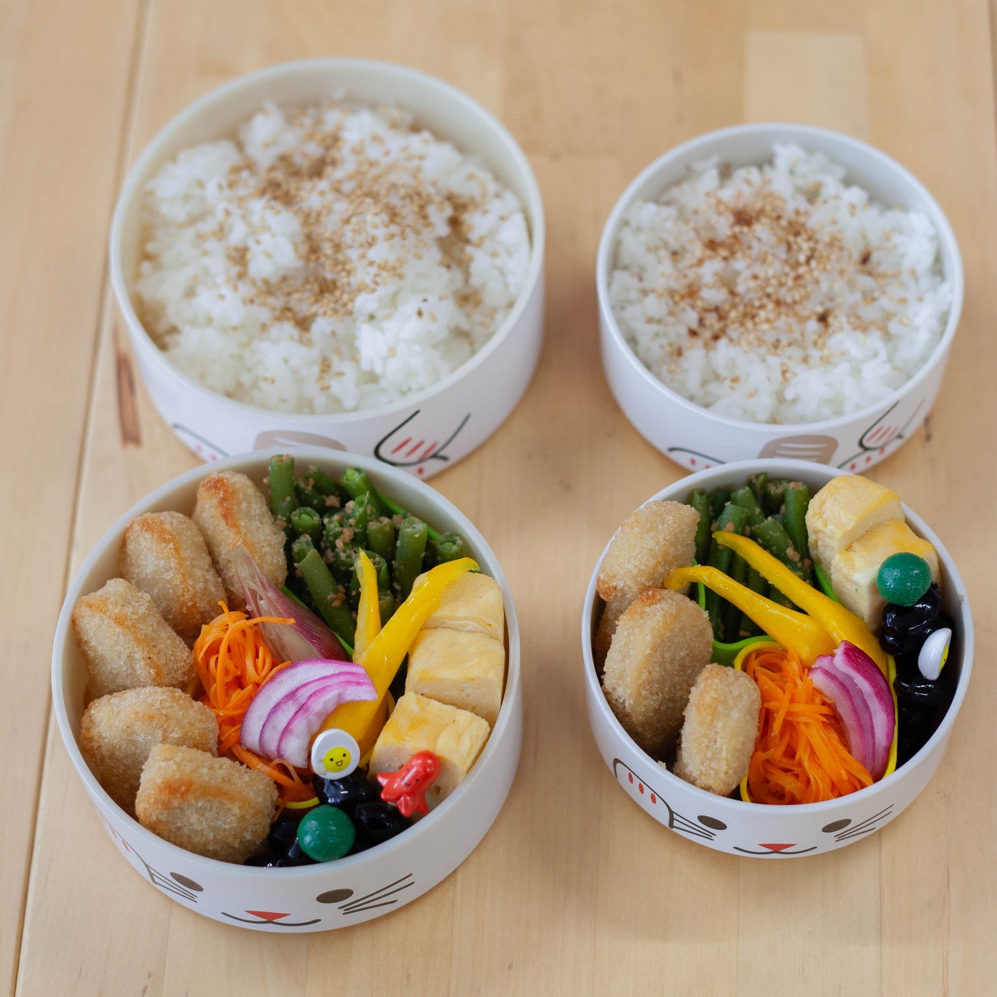 大こけし弁当 まねきねこ白