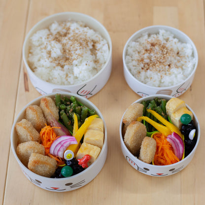 大こけし弁当 まねきねこ白