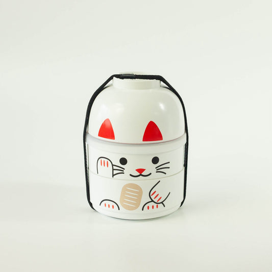 こけし弁当 白まねきねこ