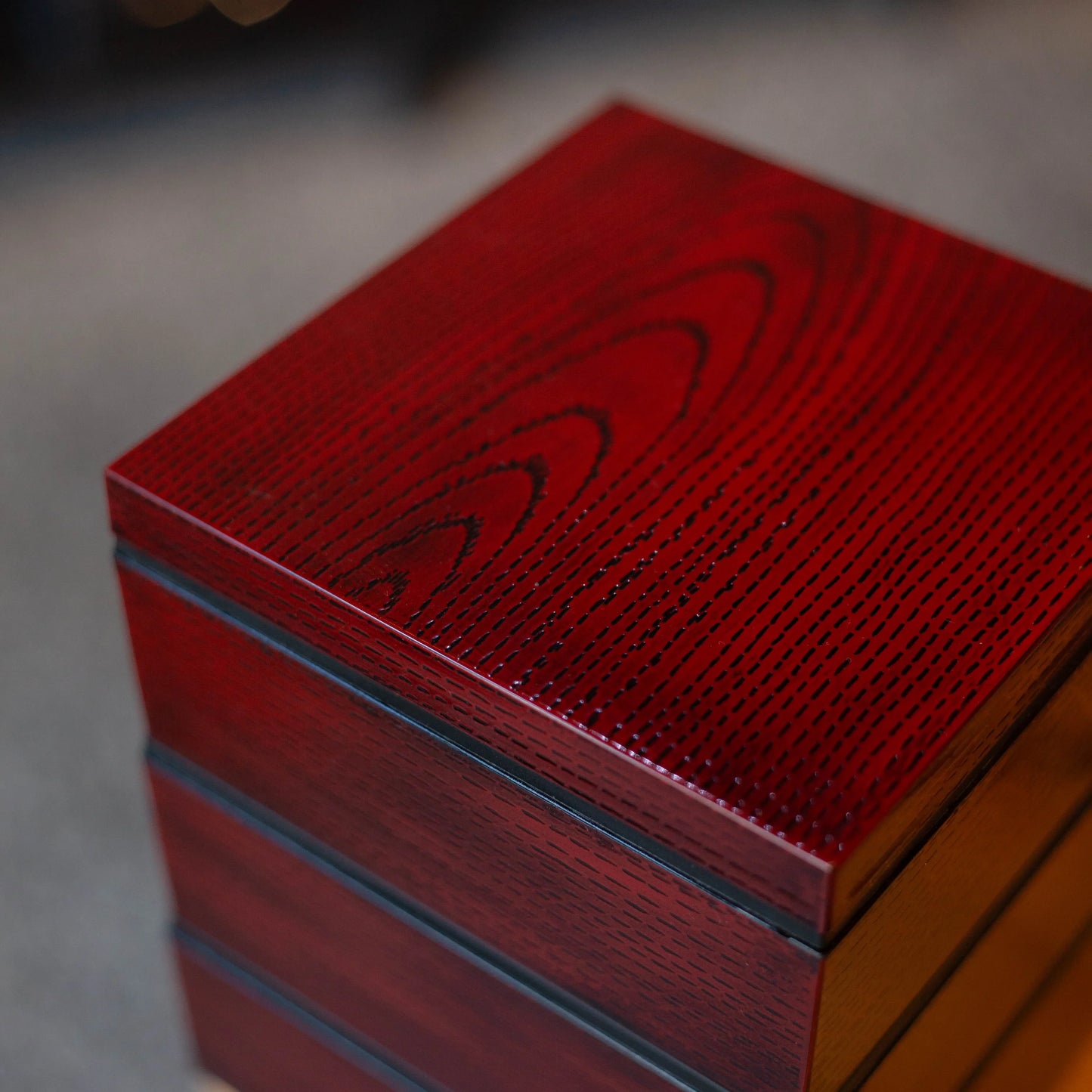 15.0木目三段重 黄昏