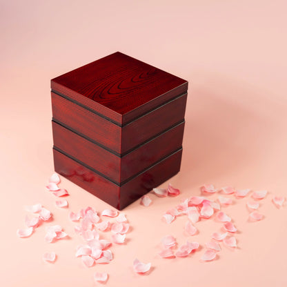 15.0木目三段重 黄昏