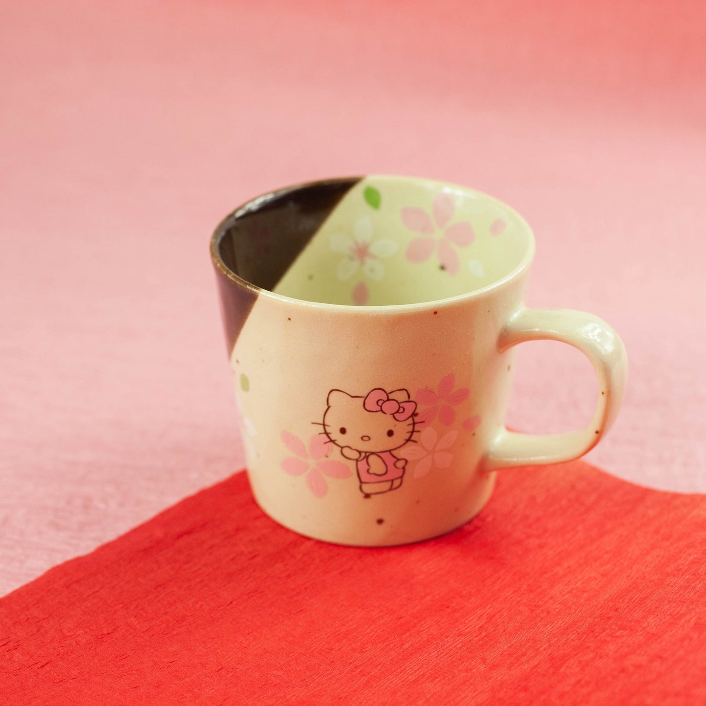 美濃焼 ハローキティ 桜柄 マグカップ