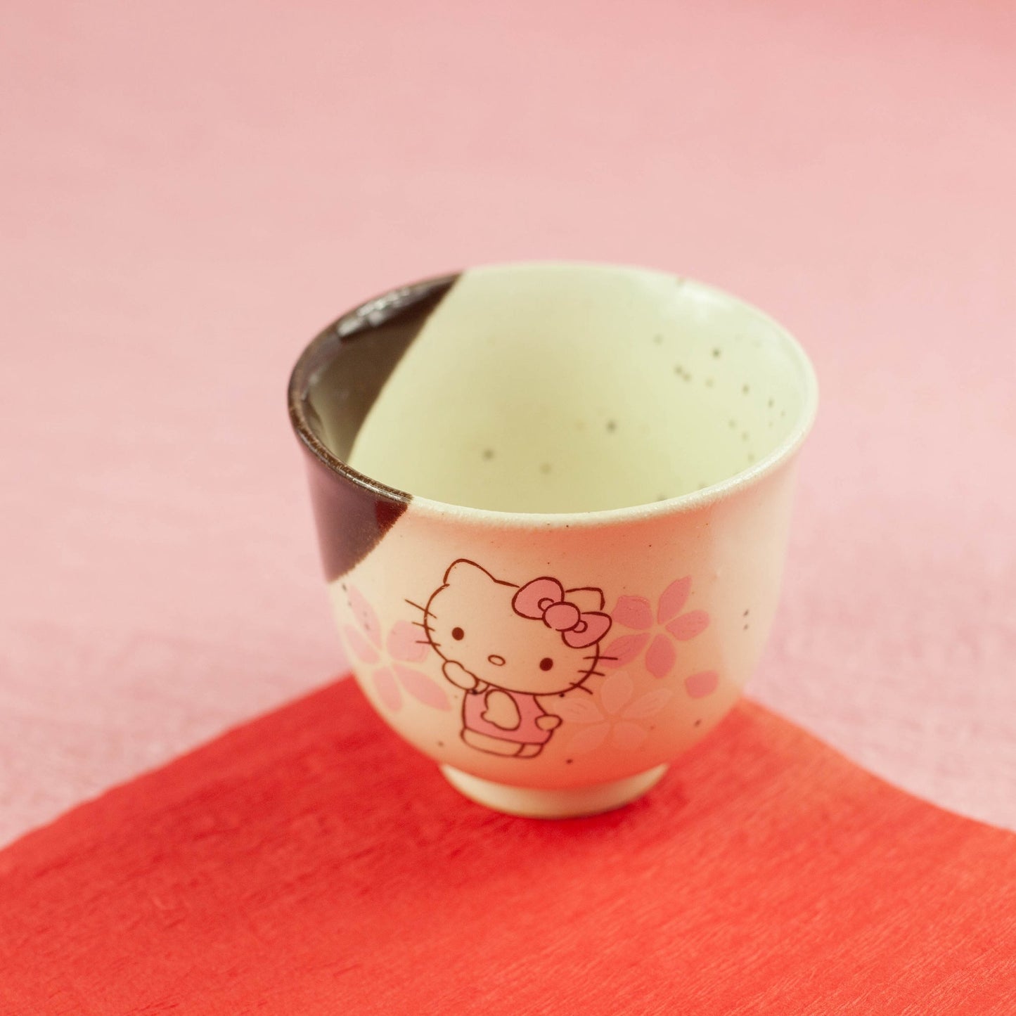 美濃焼 ハローキティ 桜柄 湯呑み