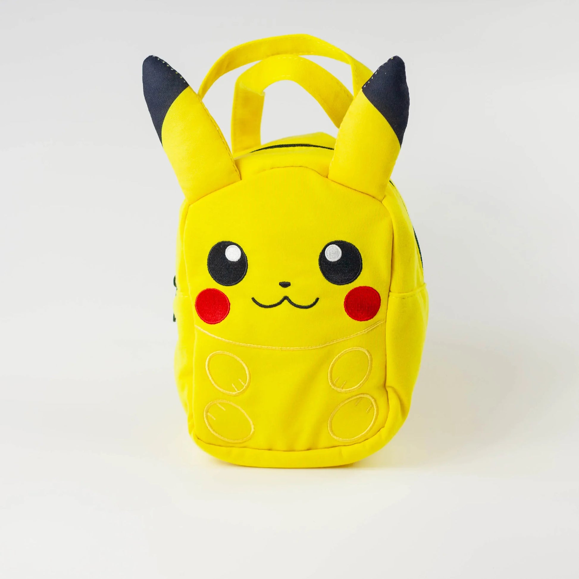 ピカチュウ ダイカットバッグ 正面 耳付きデザイン