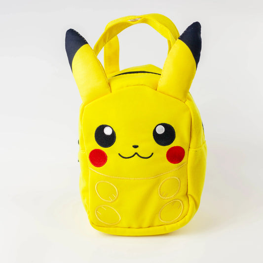 ピカチュウ ダイカットバッグ 正面 耳付きデザイン