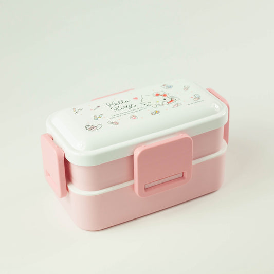 ハローキティ水彩コスメ二段弁当