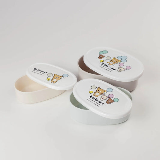 リラックマ 抗菌シール容器 3Pセット