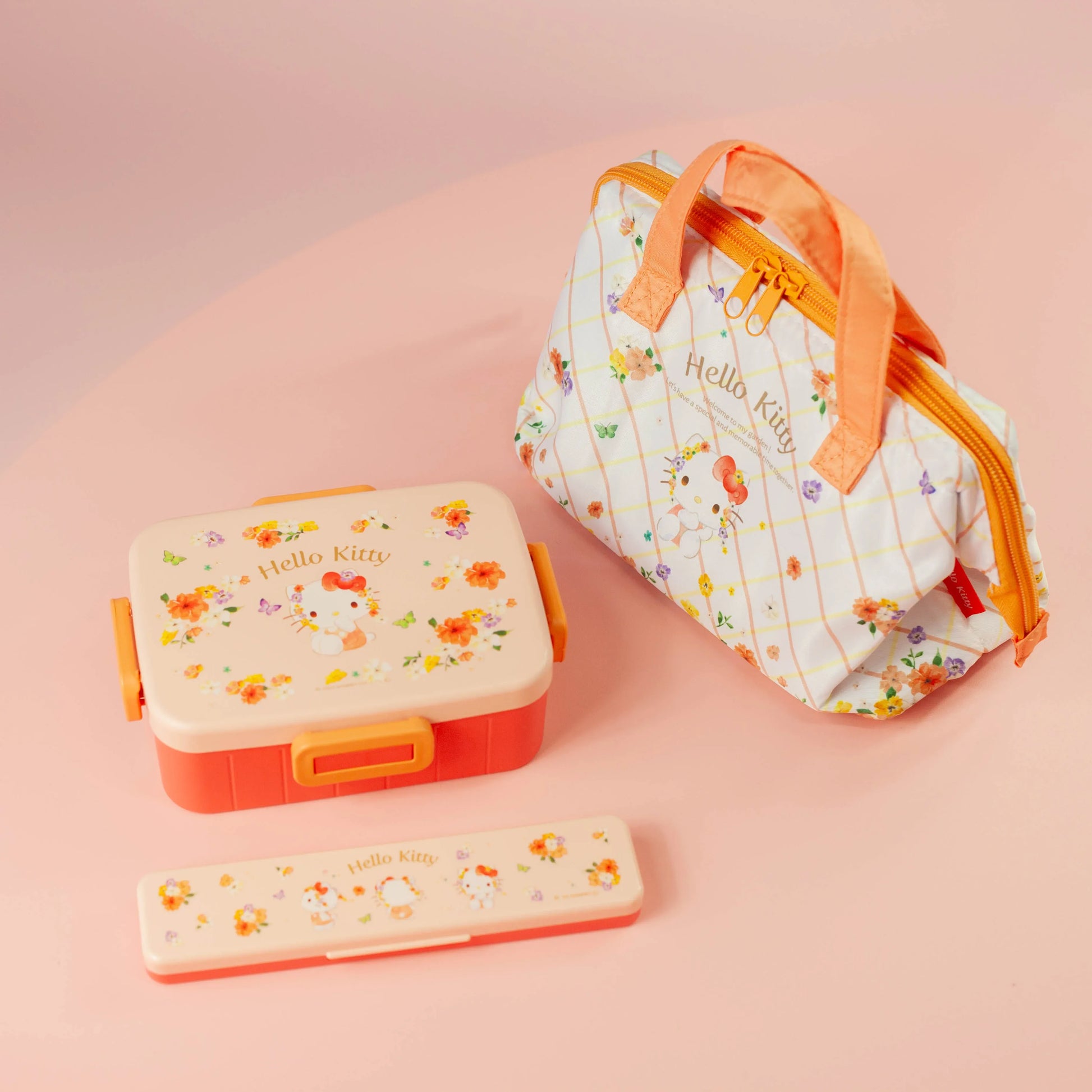 ハローキティ パステル花柄 保冷ランチバッグ | Bento&co – Bento&co