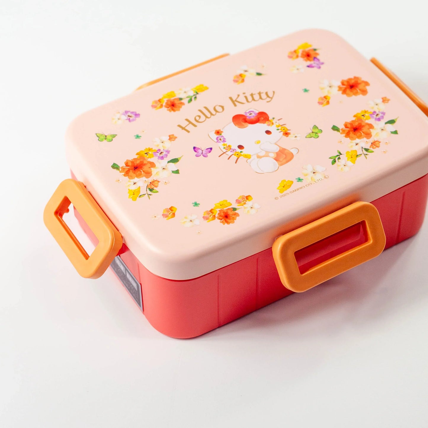 ハローキティ パステル花柄 弁当箱 650ml 4点ロック | Bento&co