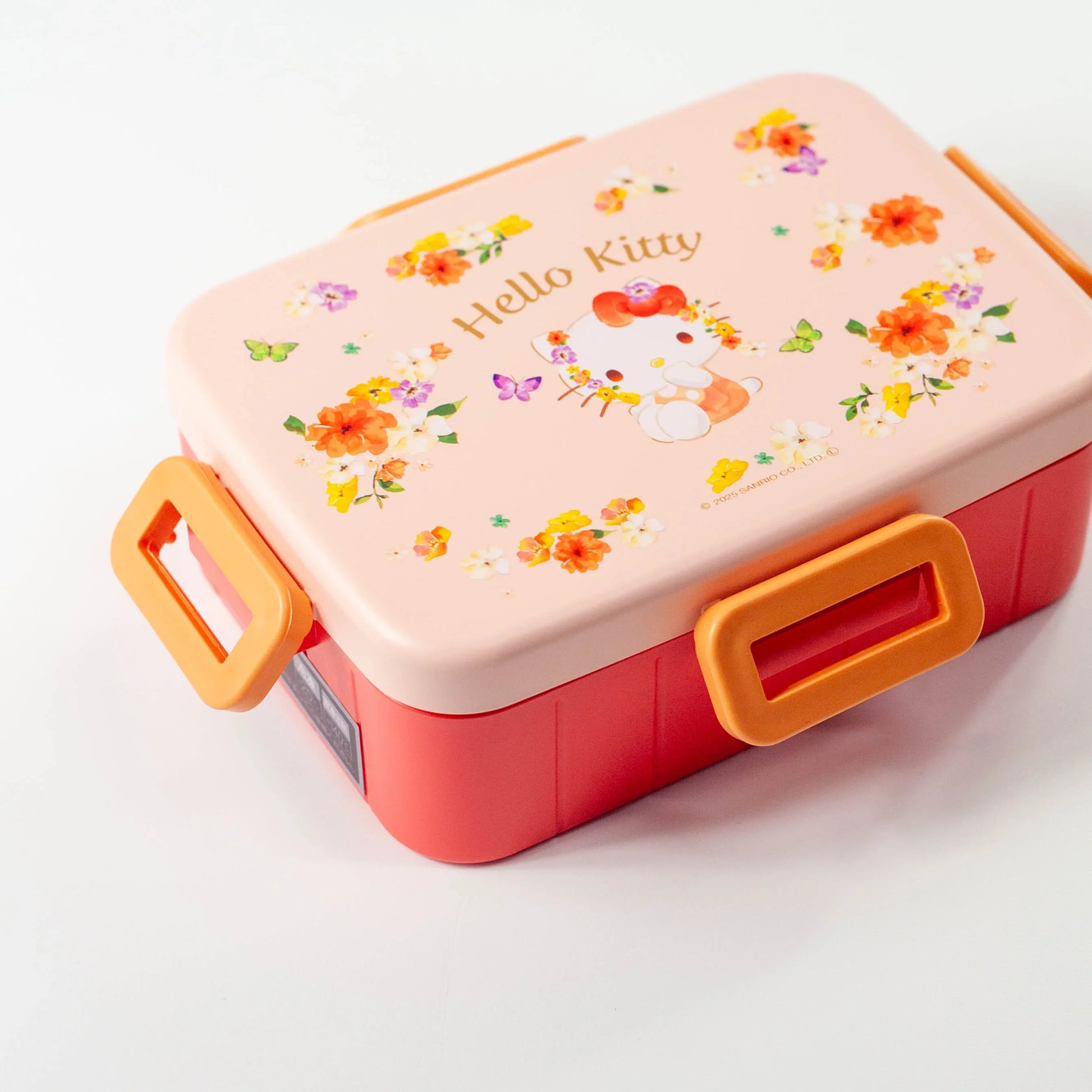 ハローキティ パステル花柄 弁当箱 650ml 4点ロック | Bento&co