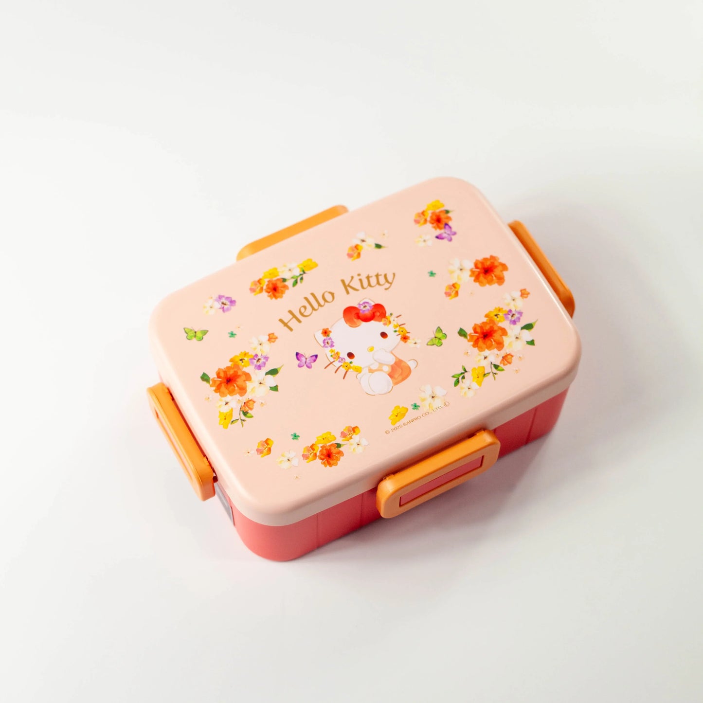 ハローキティ パステル花柄 弁当箱 650ml 4点ロック | Bento&co