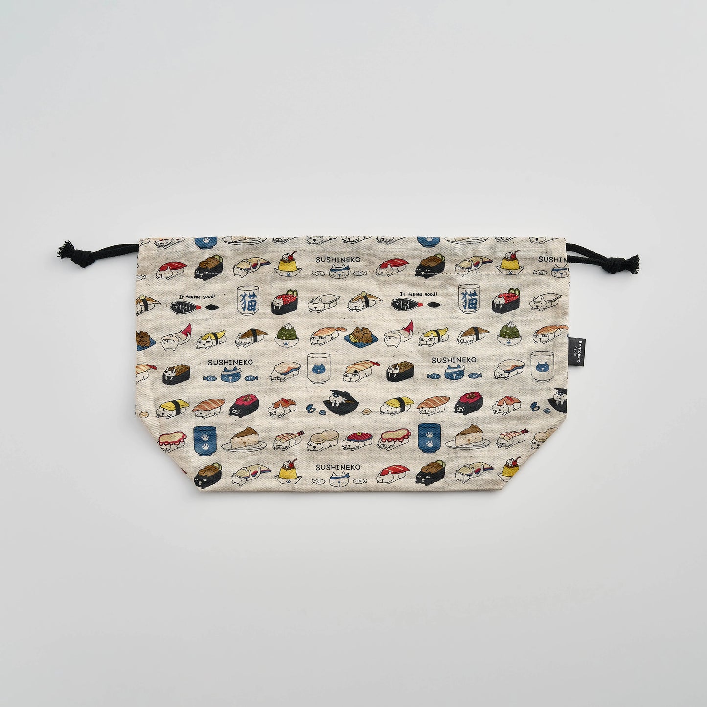 オリジナル巾着袋 寿司猫