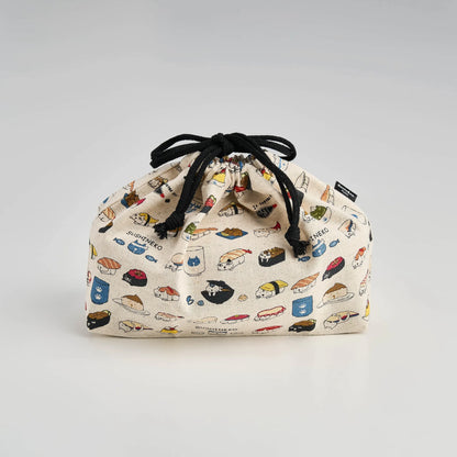 オリジナル巾着袋 寿司猫