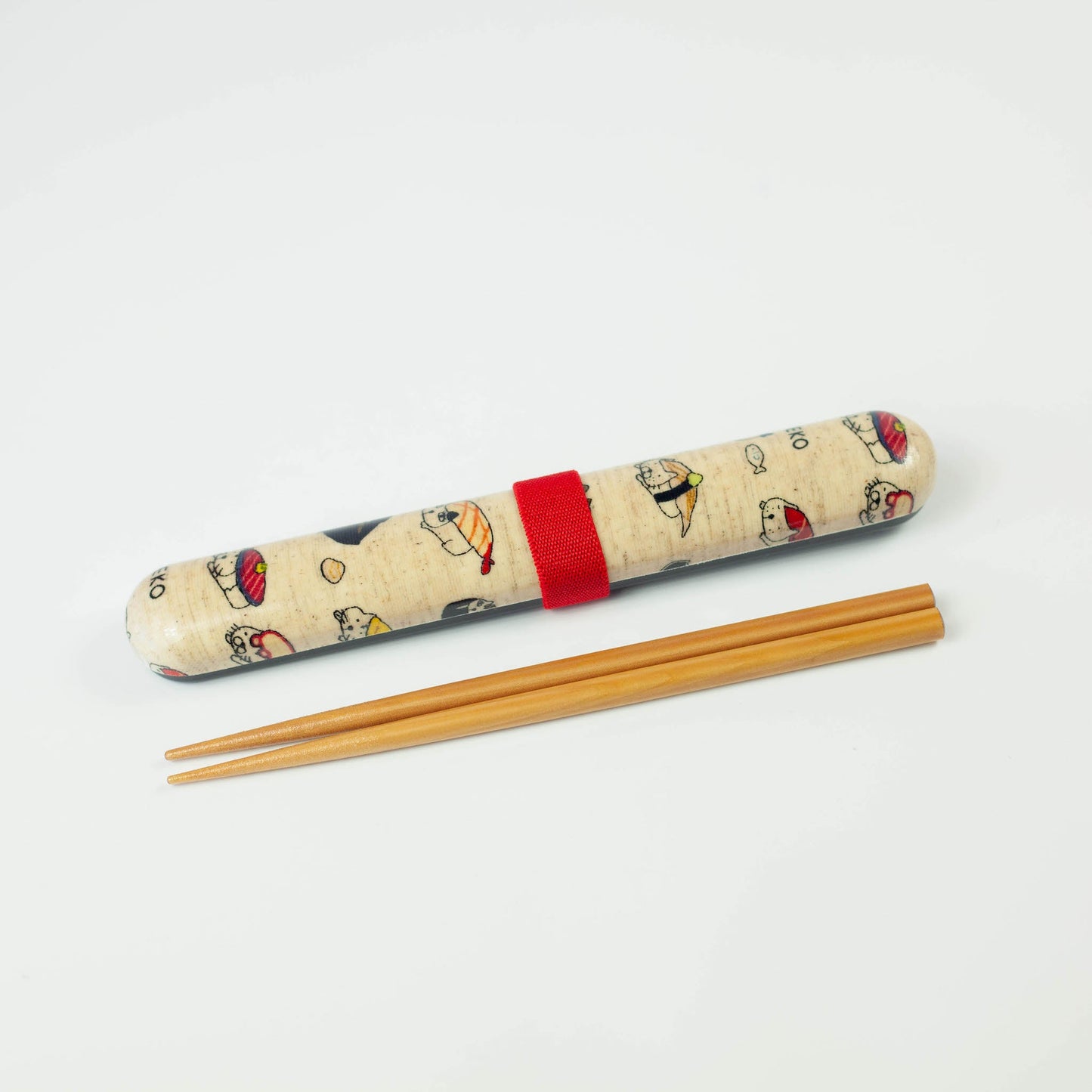 オリジナル寿司猫箸箱セット