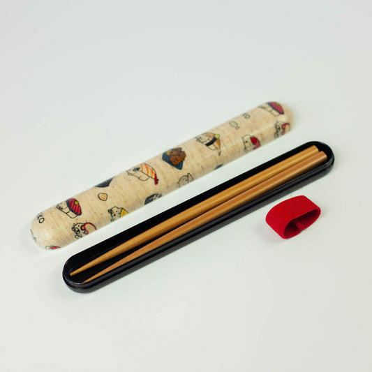 オリジナル寿司猫箸箱セット