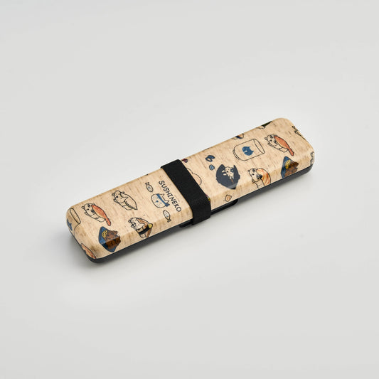 寿司猫 スプーン 箸セット 18cm 日本製 Bento&co