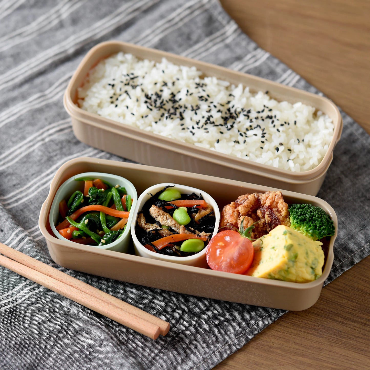 まるみの小分け保存カップ ノーマル 使用例　お弁当