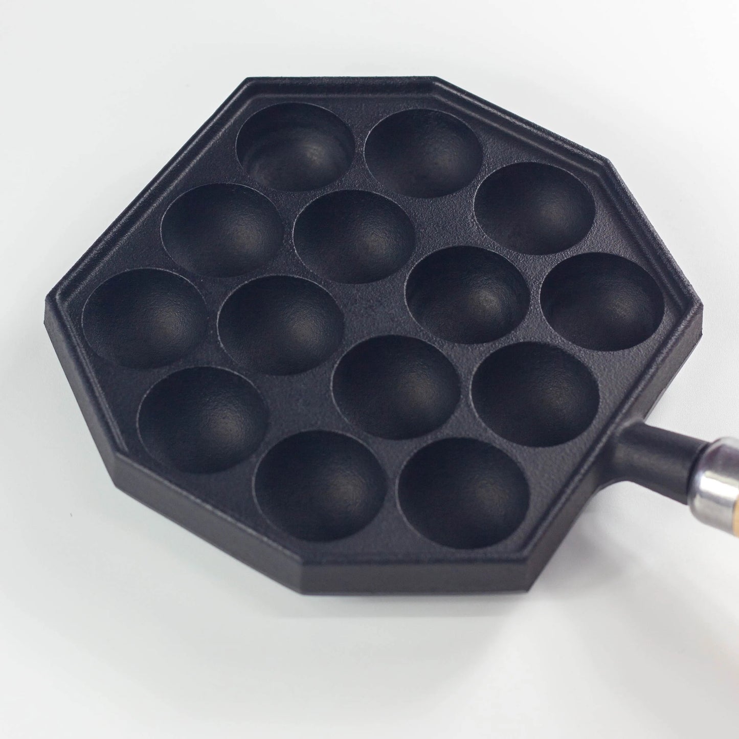 たこ焼器 14穴（木柄付）