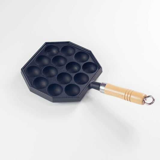 たこ焼器 14穴（木柄付）