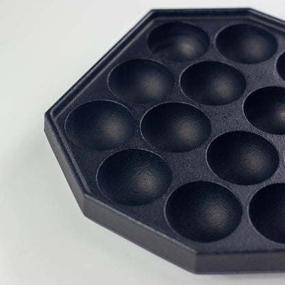 たこ焼器 14穴（木柄付）