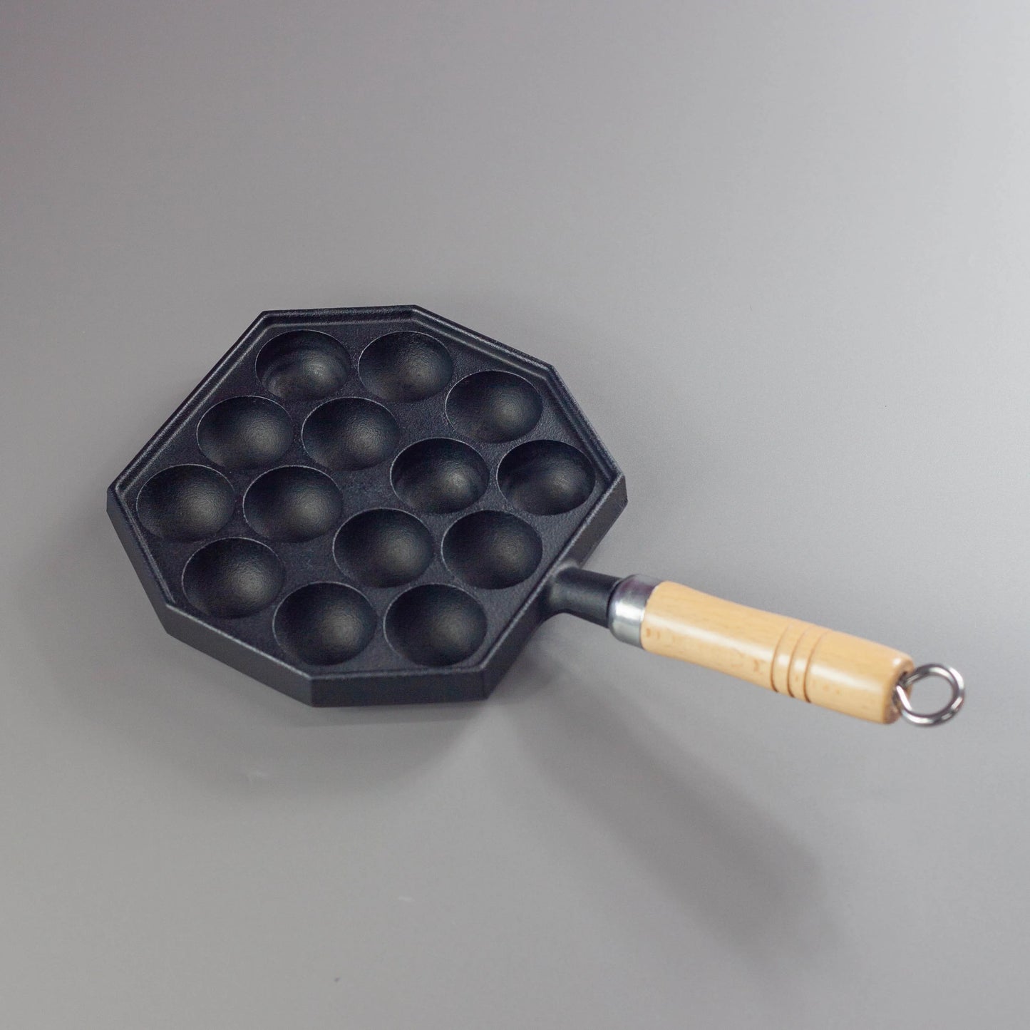たこ焼器 14穴（木柄付）