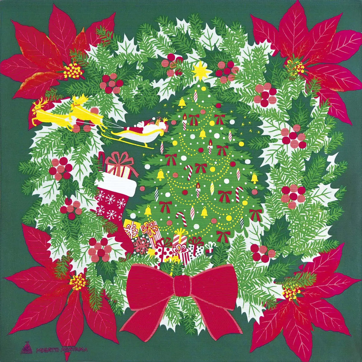 風呂敷 Misato Asayama 50cm | クリスマス