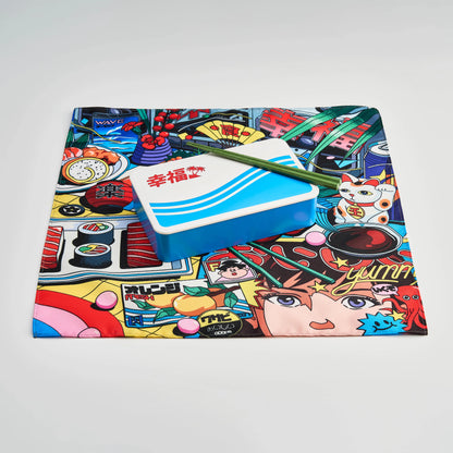 City Pop セット 弁当箱 箸 風呂敷 レトロデザイン Bento&co