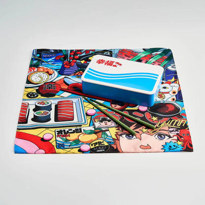 City Pop セット 弁当箱 箸 風呂敷 レトロデザイン Bento&co