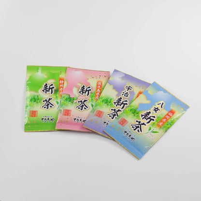 新茶４種飲み比べセット｜静岡・鹿児島・宇治・八女の煎茶40g×4