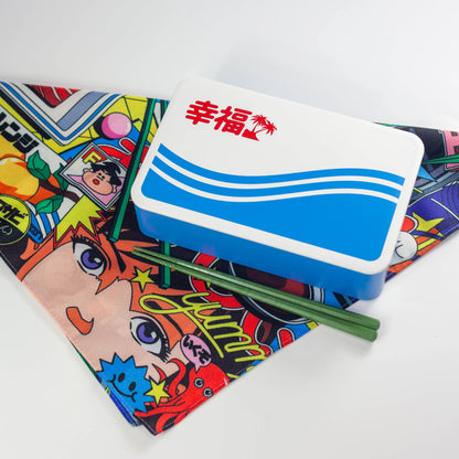 City Pop セット 弁当箱 箸 風呂敷 レトロデザイン Bento&co