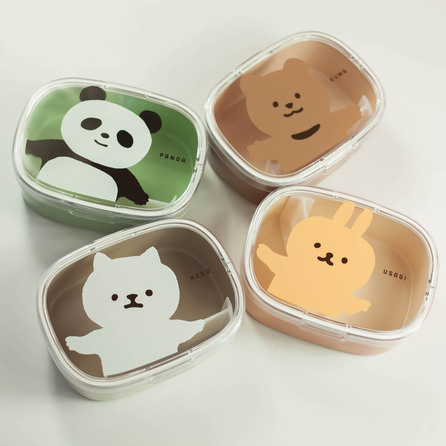 ムームー 抗菌ワンタッチランチ M くま*
