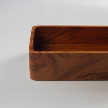 Miyama Bento Box 413 桜 全体 — 温かみのある赤褐色が美しい天然桜材の木製弁当箱